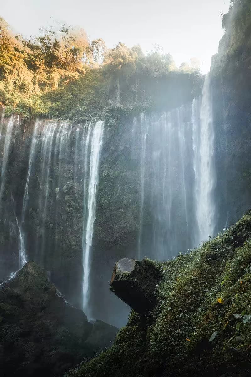 Tumpak Sewu waterfall landscape